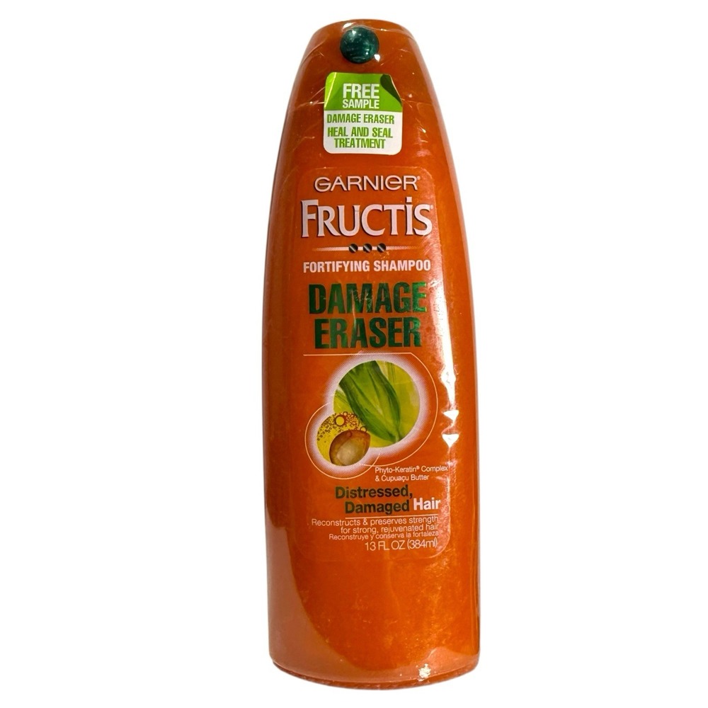 Garnier Fructis Damage Eraser Shampoo W Phyto-Keratin Complex + Heal & Seal Tx